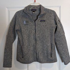 Patagonia Gray Better Sweater Jacket Small Company Logo